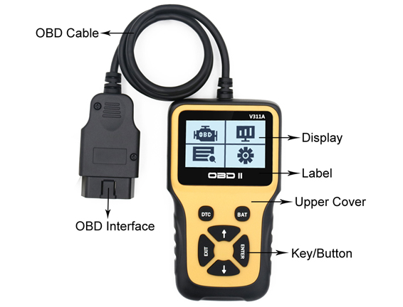 ODM Demonstratie voor Handheld Auto OBD Diagnostic Tool